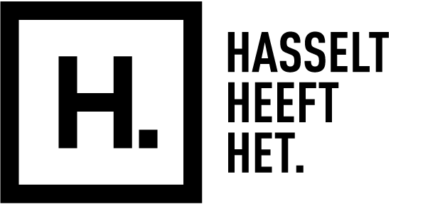 Hasselt heeft het logo zwart lores